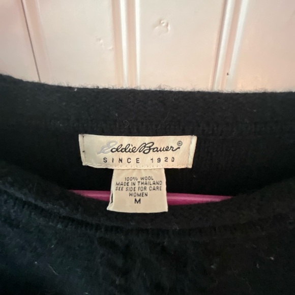 Eddie Bauer Wool Sweater (M) - Picture 3 of 4